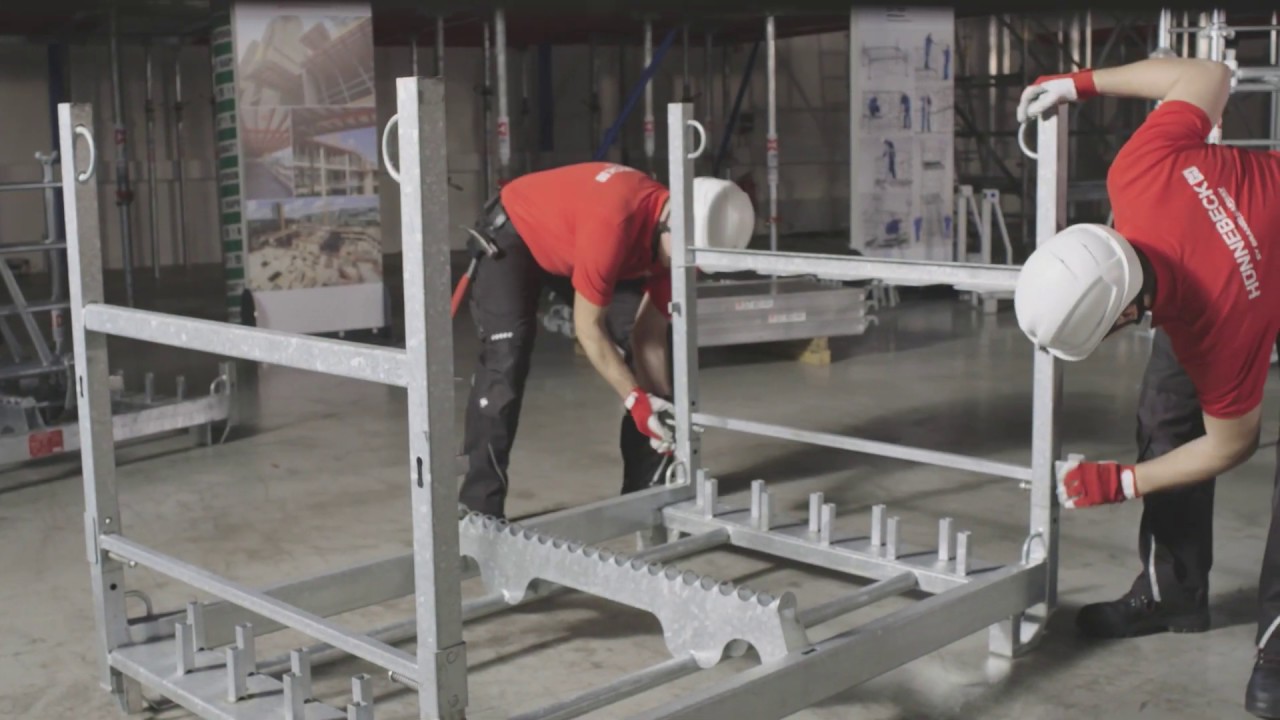 How to assemble ST60 (complete video) – Hünnebeck's innovative shoring system