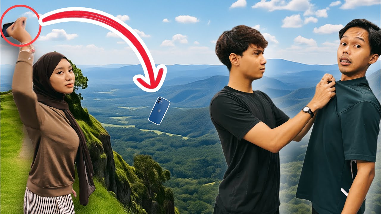 ABANG PRANK CAMPAK PHONE TALENT BARU DARI ATAS BUKIT! 