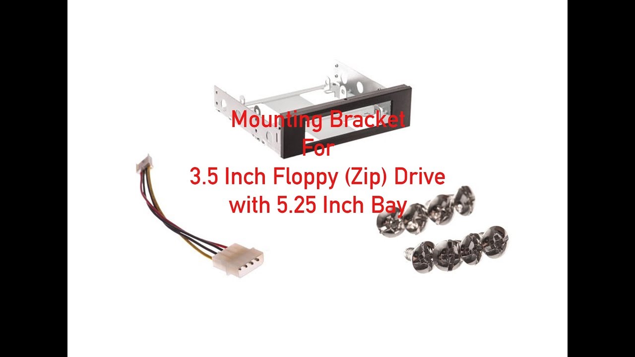 Mounting Bracket for 3.5 Inch Floppy (Zip) Drives with a 5.25 Inch Bay P#2975