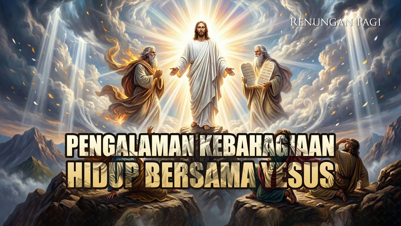 RENUNGAN PAGI - PENGALAMAN KEBAHAGIAAN HIDUP BERSAMA YESUS - MATIUS 17 : 1 - 9