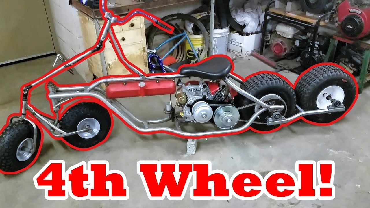 Four Wheeled Motorcycle Part 11 (adding the fourth wheel)