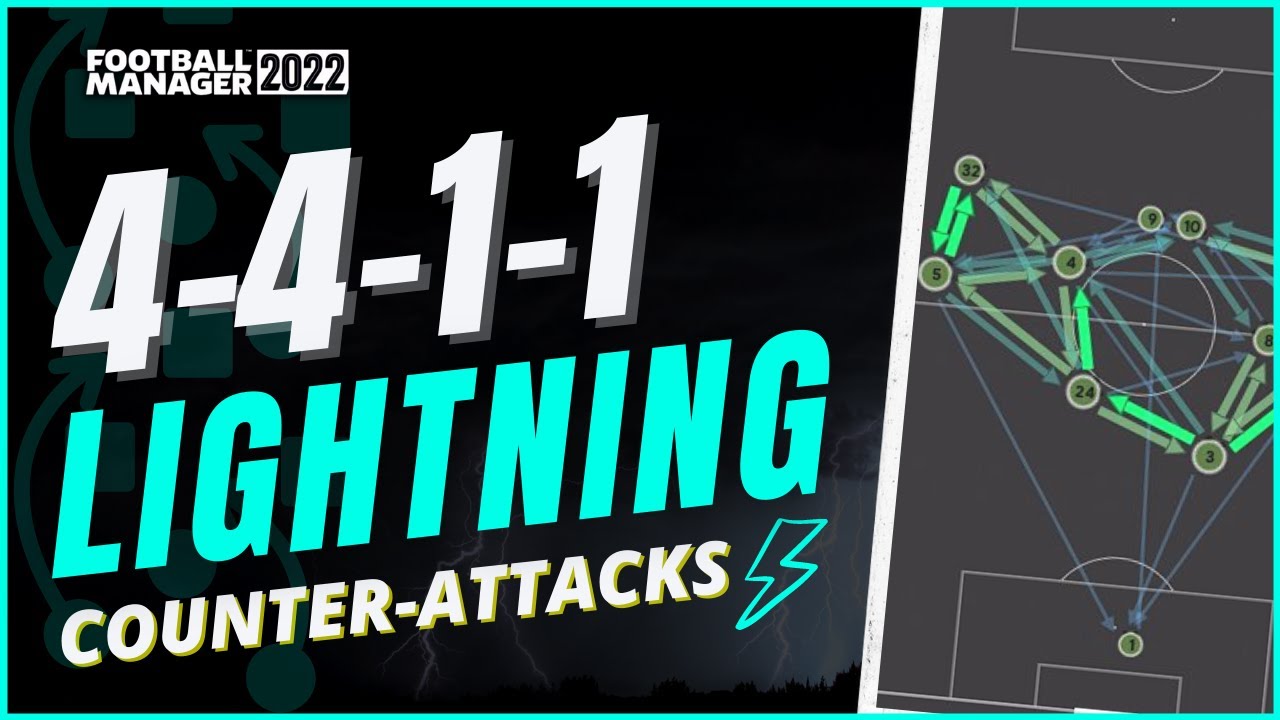 [FM22] LIGHTNING 4411 ATTACKS! | BEST Defensive FM22 Tactic | Football Manager 2022