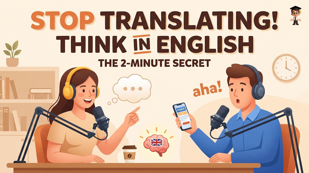 English Podcast for Beginners | Train Your Brain to Think in English | Improve Your Speaking