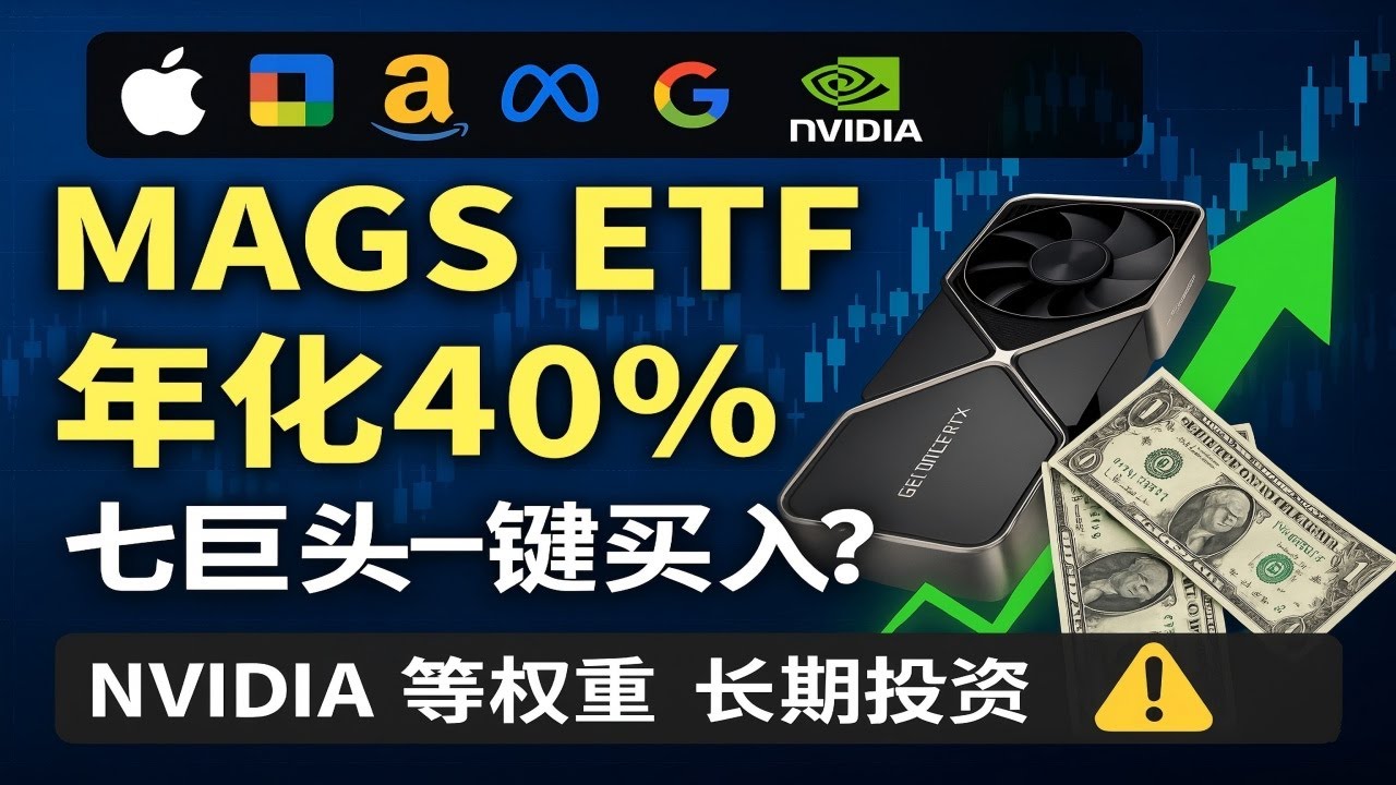 MAGS ETF：七巨头一键买入！过去10年年化超40%？