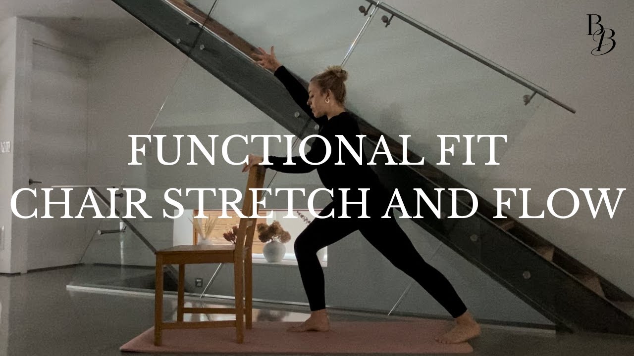 20 Min Chair Pilates Stretch & Flow | Standing & Seated