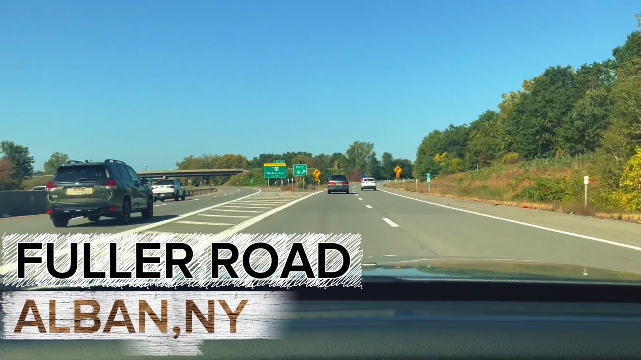 A tour drive around fuller road, Albany New York 