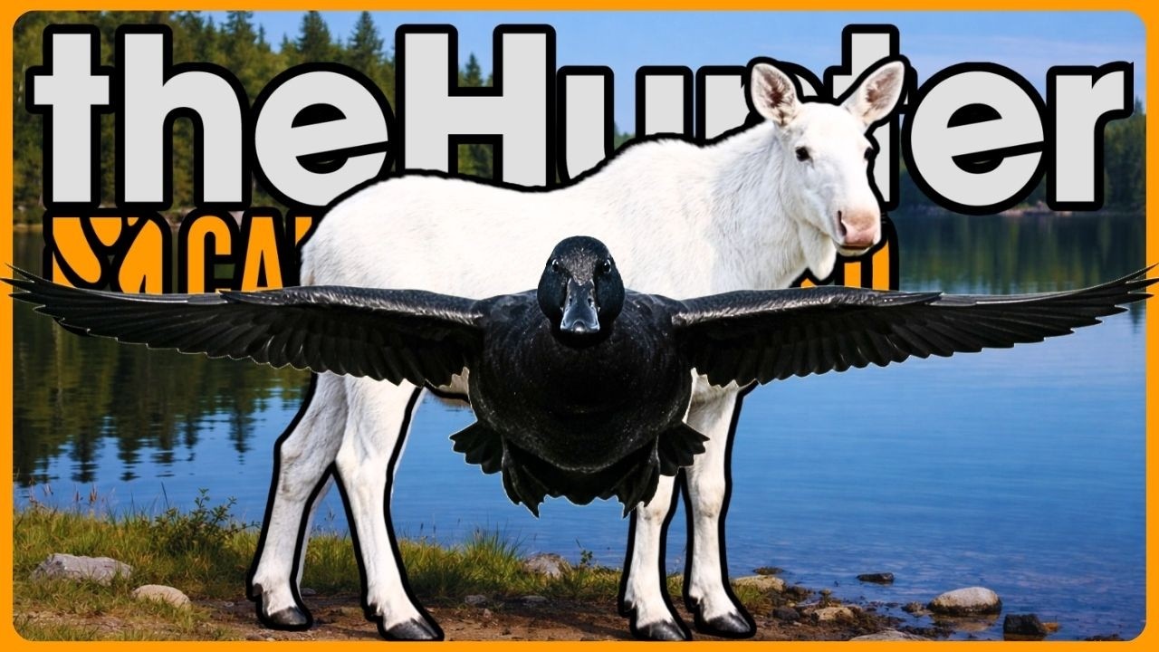 %0.07 NADİRLİKTE ALBİNO MOOSE VE MELANİSTİK YEŞİLBAŞ AVI! | theHunter: Call of the Wild