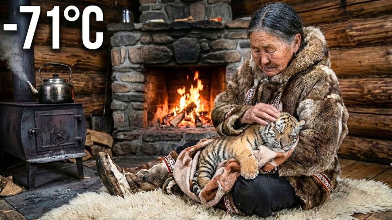 Freezing to Death: 85-Year-Old Widow Warms a Dying Tiger Cub Inside Her Cabin at –71°C
