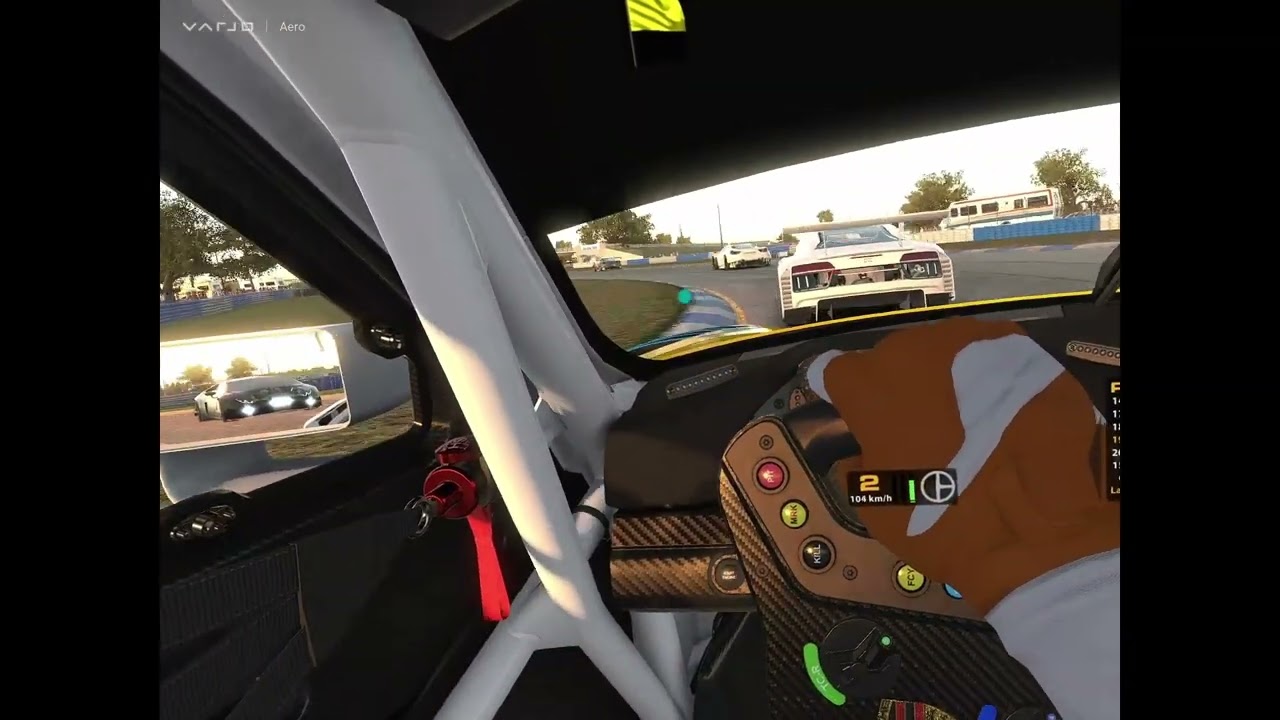 Varjo Aero Eye Tracking test 2 - iRacing Porsche 911 GT3