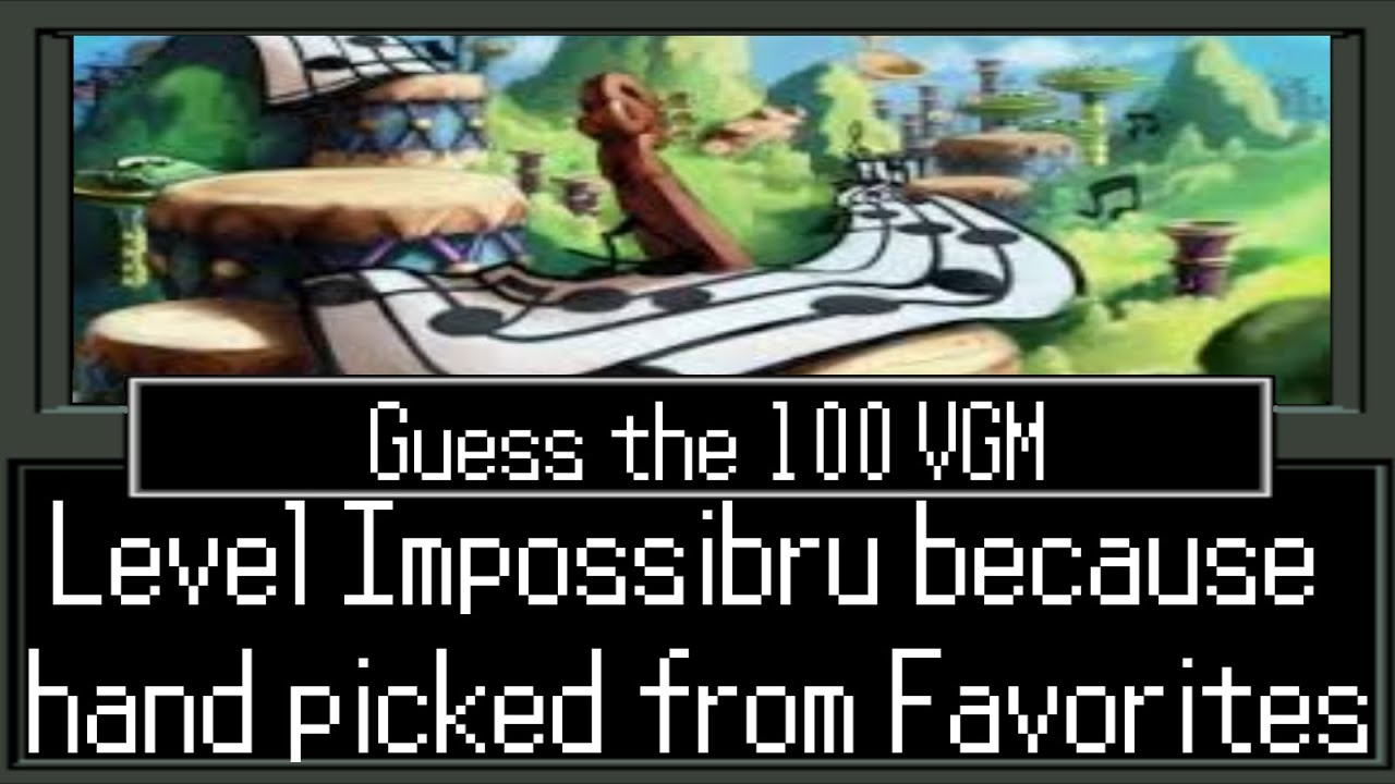 Guess the 100 Video Game Songs (Brutal Hard)