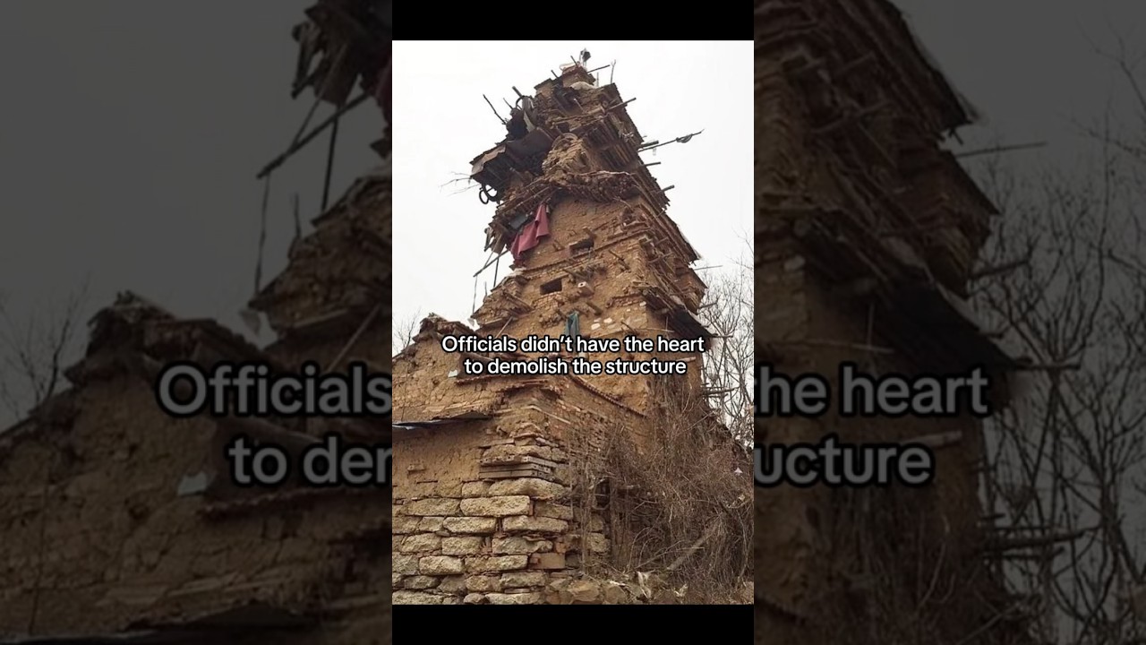 Farmer Builds Real Life Howl&rsquo;s Moving Castle #history #howlsmovingcastle #architecture