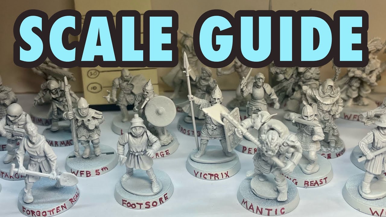 One plastic miniature scale comparison video to rule them all