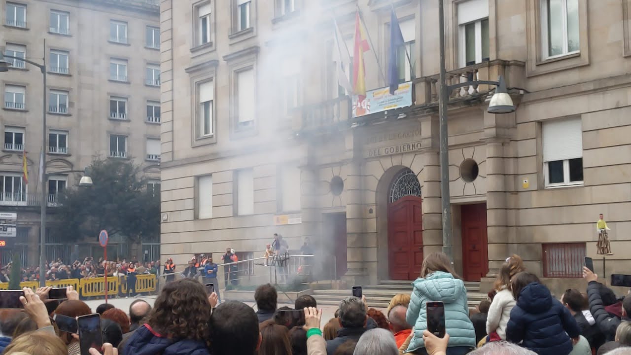 Quema de las Madamitas en Ourense