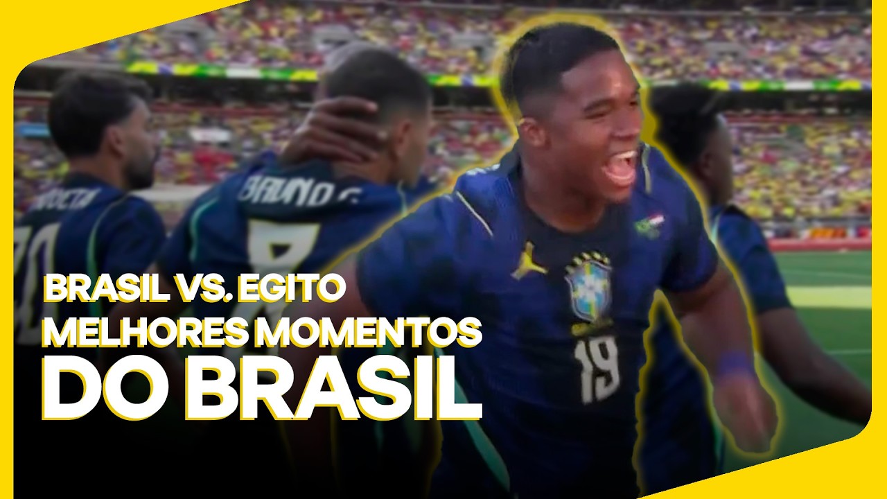 Os melhores momentos do Brasil contra o Egito | Brasil X Egito | Globoplay