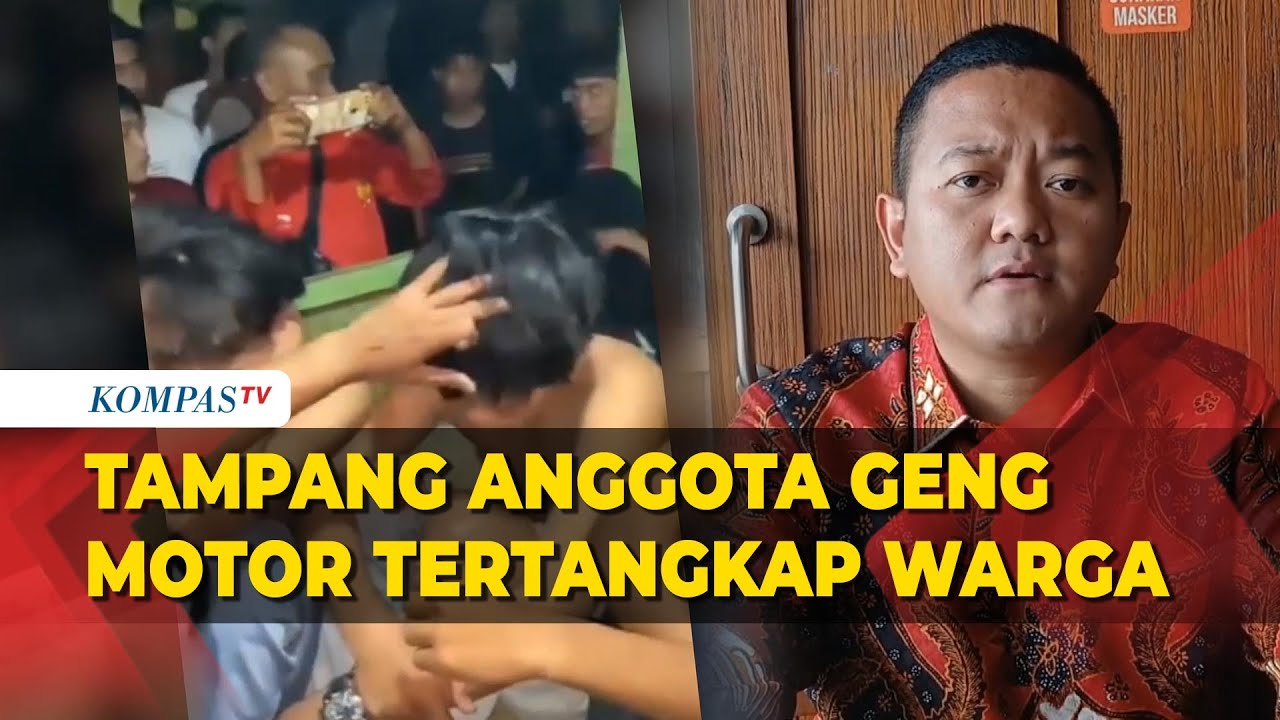 Warga Hadang dan Tangkap Anggota Geng Motor yang Siap Tawuran!