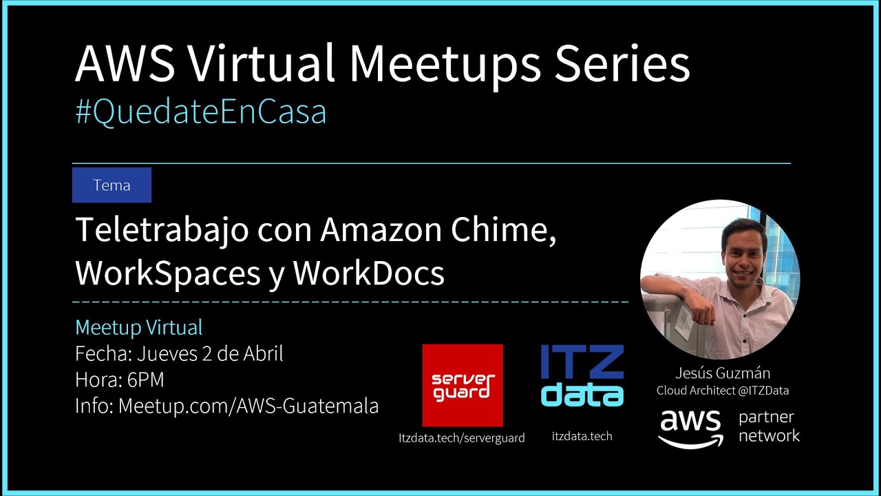 Teletrabajo con Amazon Chime, WorkSpaces y WorkDocs