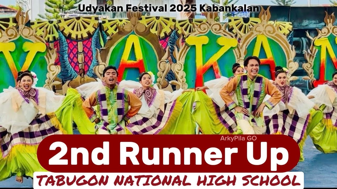 2nd runner up - Tabugon  National High School Udyakan Festival 2025 Kabankalan City