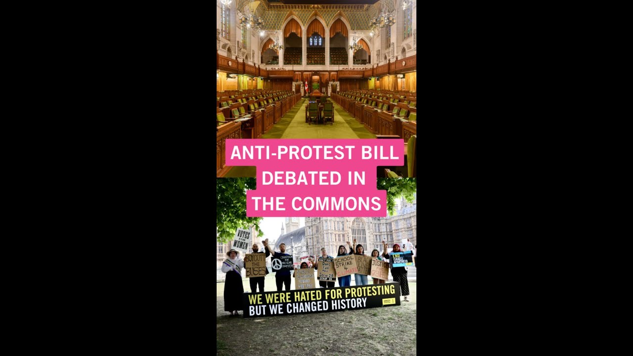 Anti-protest bill debated in the House of Commons UK | Crime and Policing Bill Protest Rights UK