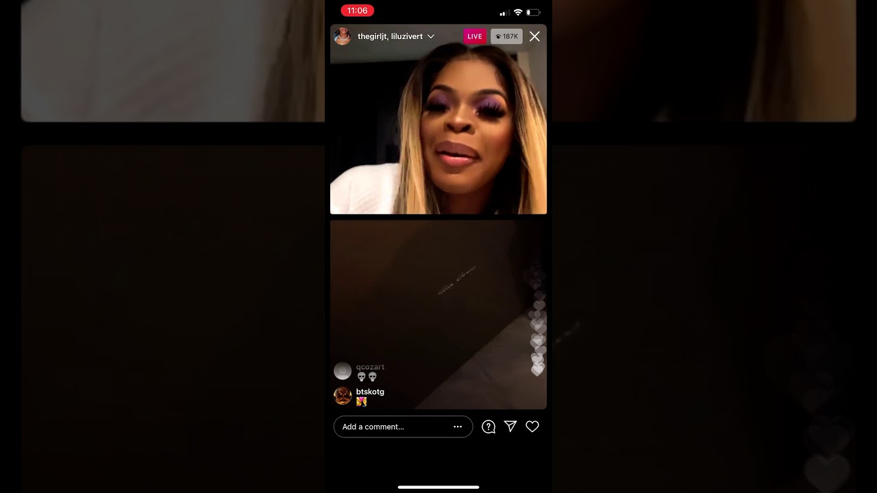 Lil Uzi Vert on Instagram live with JT!!!