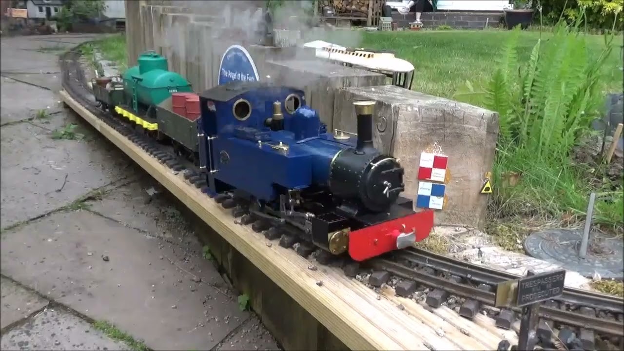 Roundhouse Lady Anne And Dylan Steam Locomotives Are Running On FeckHallBahn Railway @FeckHallBahn