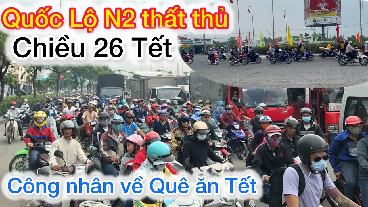Choáng Ngợp Công Nhân Ùn Ùn Đua Nhau Về Quê Ăn Tết 