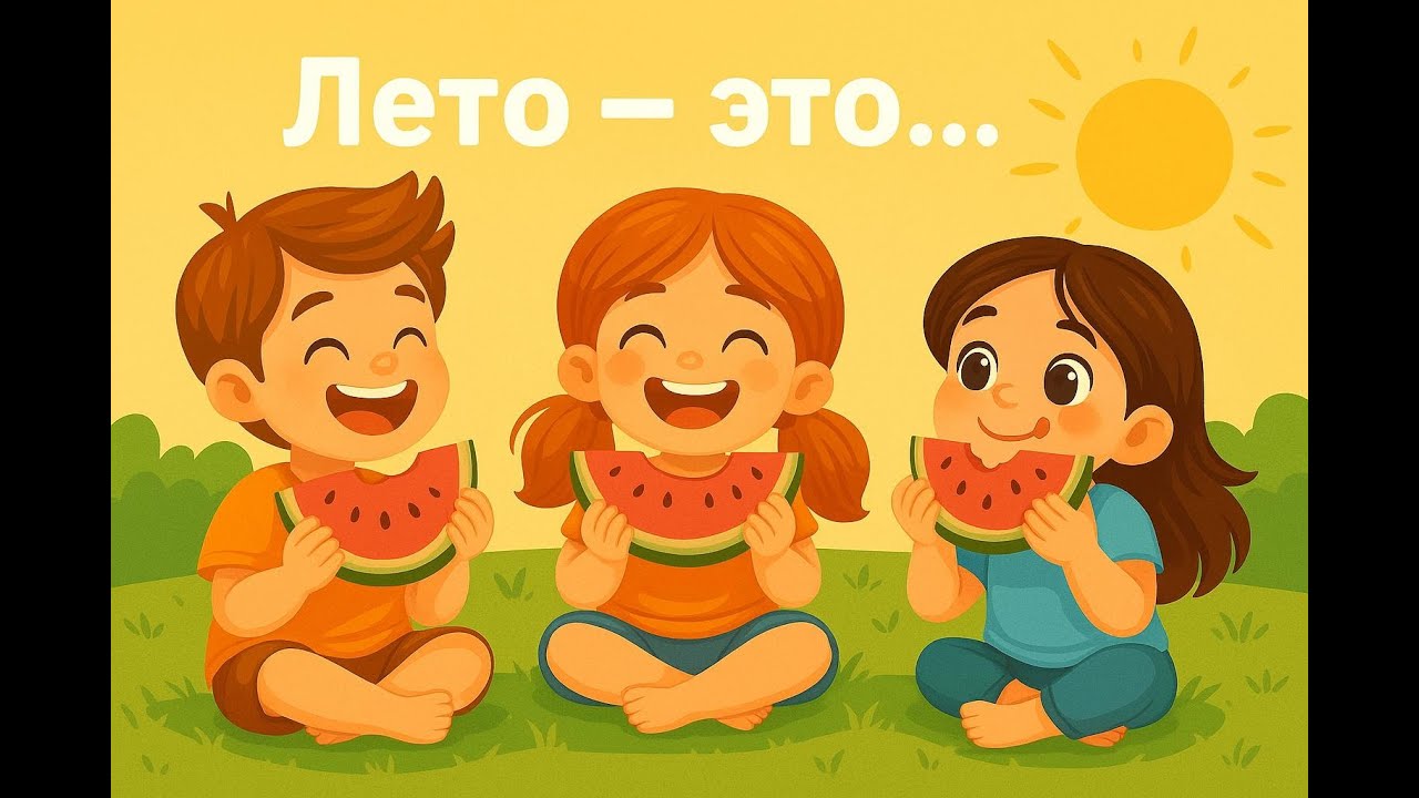 Лето — это… 🌻 Весёлая песенка для детей