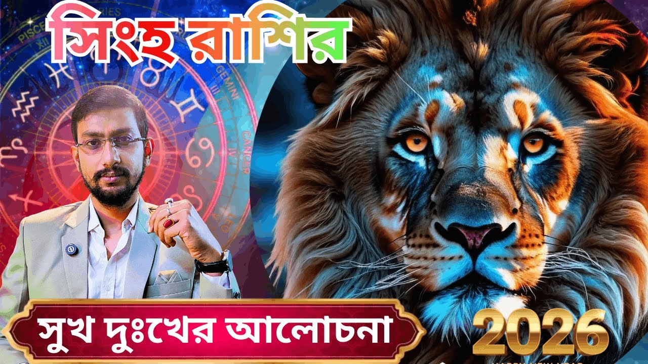 সিংহ রাশির ২০২৬ সালের বিশেষ সুখ–দুঃখের ভবিষ্যৎ | Leo Horoscope 2026 | Singho Rashi | Simba