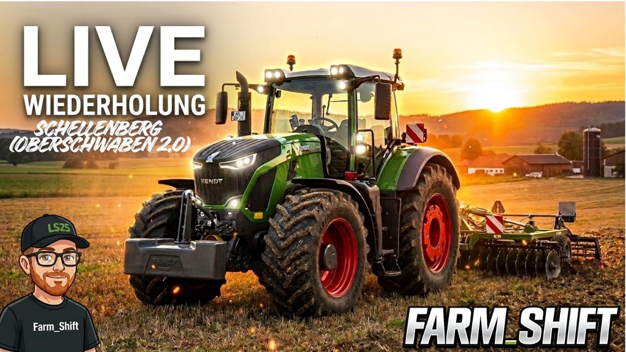 LS25 - Livestream Wiederholung von Tiktok auf der Map Schellenberg #farmingsimulator #ls25