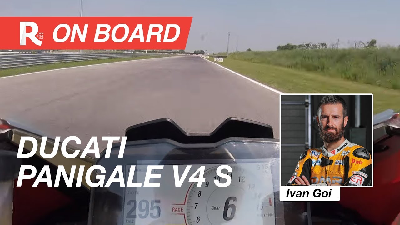 Ducati Panigale V4 S On Board Cremona Circuit - Ivan Goi