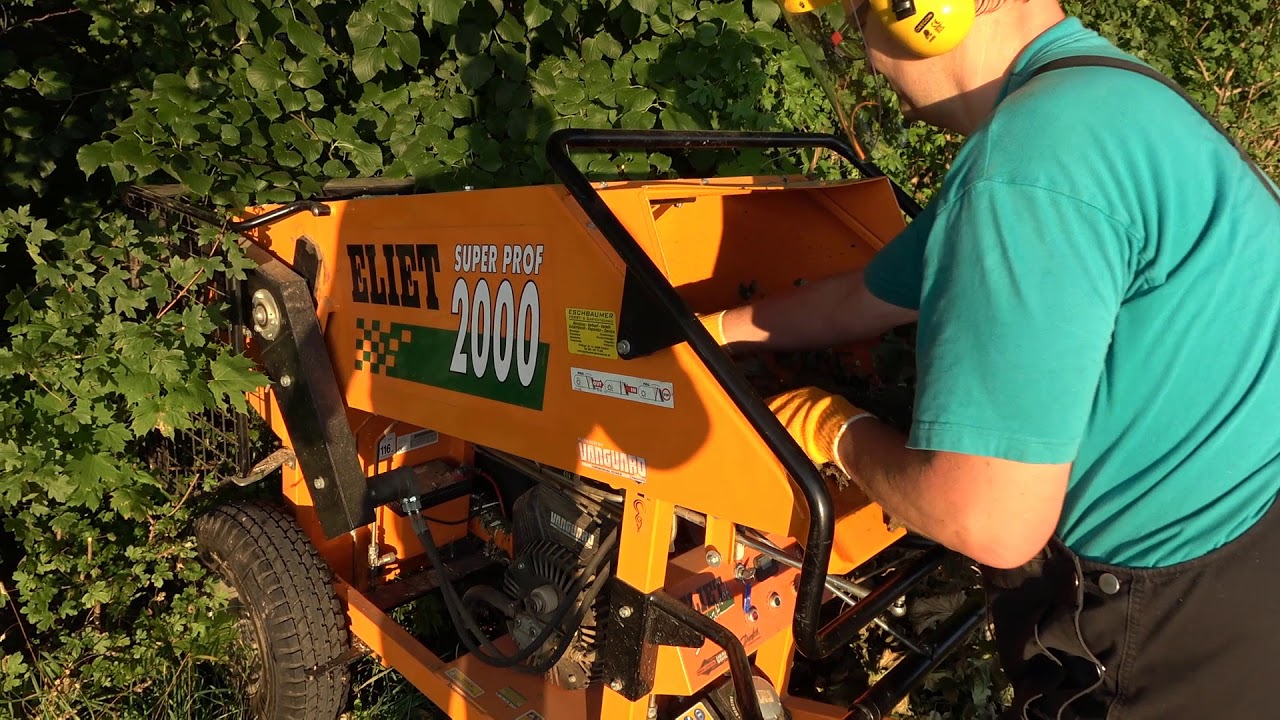 Eliet Gartenhäcksler Super Prof 2000 Profi Häcksler wie du Astmaterial Heckenschnitt klein häckselst
