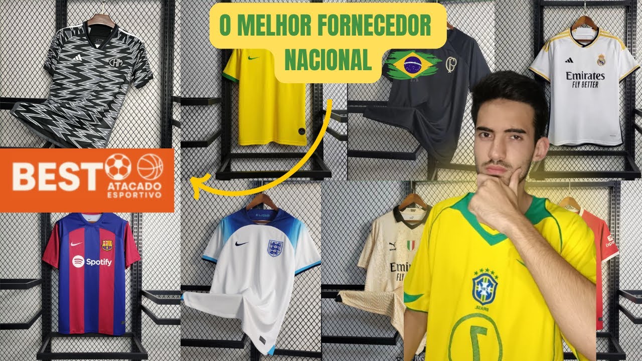 DESCOBRI O MELHOR ATACADO DE CAMISAS DE TIME BRASILEIRO!!!