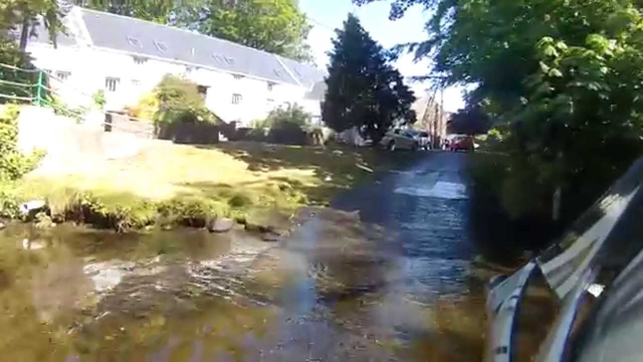 Fording the Silver Burn at Ballasalla on the Isle of Man