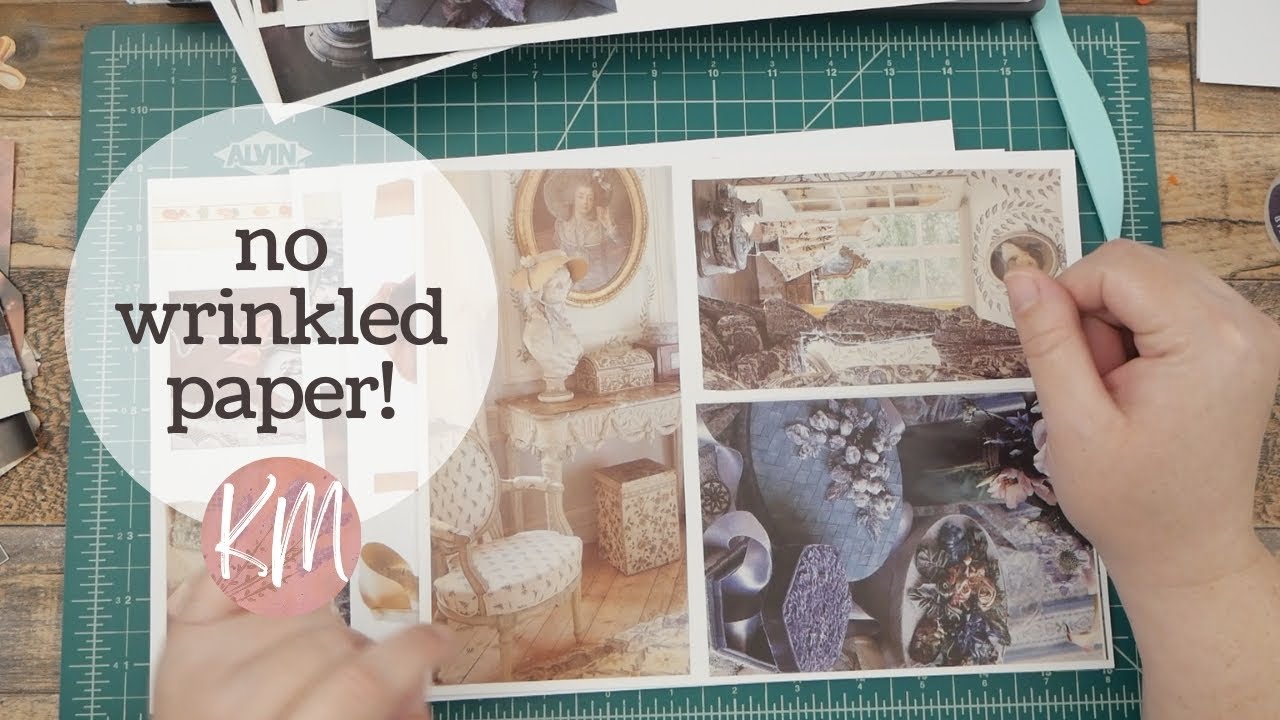 Glue Paper Smooth with NO Wrinkles! Trying Fabri Tac for Gluing Magazine Pages