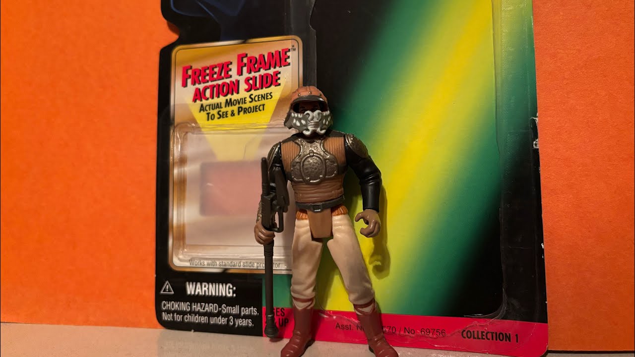 Power of the Force Lando in Skiff Guard Disguise figure review 