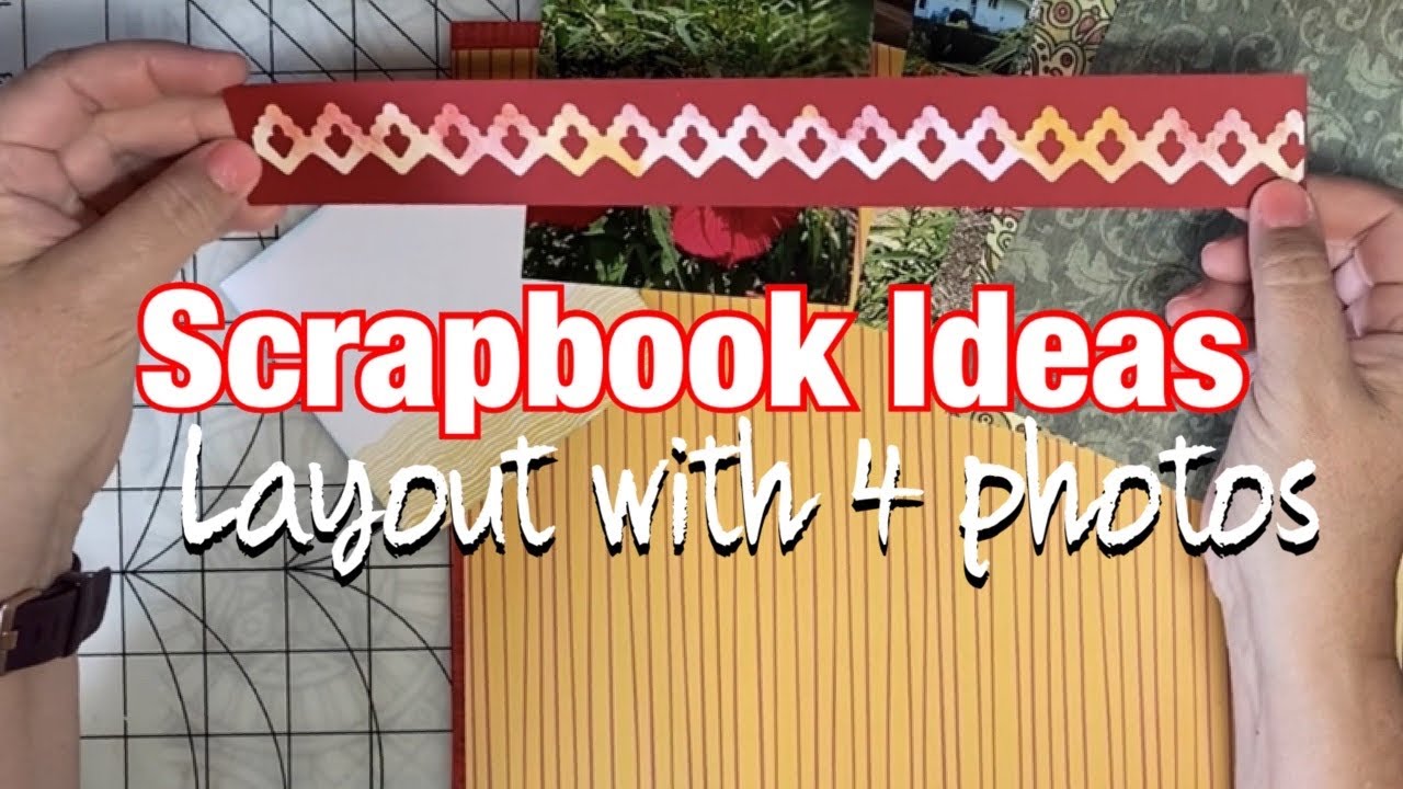 Scrapbook Ideas: Layout with 4 Photos