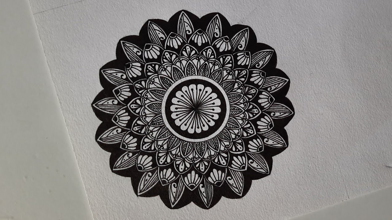 #mandalachallenge Mandala Art//Mandala Challenge//Easy Mandala Tutorial for Beginners// Step by Step