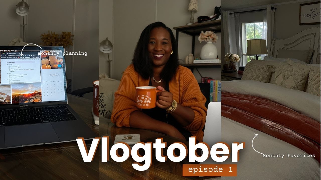 VLOGTOBER 1 | October Monthly Reset Routine, Setting Intentions, & Monthly favorites