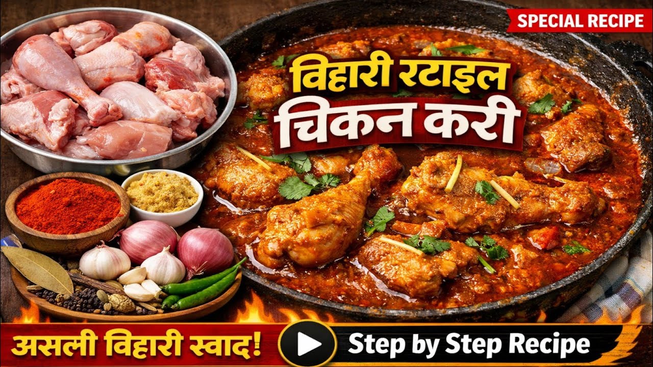Bihari Style Chicken Curry | बिहारी स्टाइल चिकन करी | Chicken Kari Recipe | Chicken Kari Kaise Bnaye