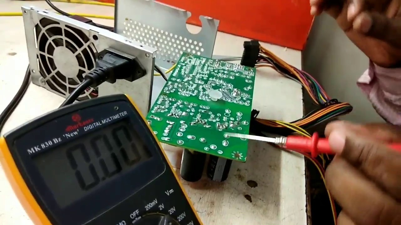 SMPS POWER SUPPLY REPAIR in Hindi !! SMPS Repair with Practical( hot testing) ! smps Repair on borad