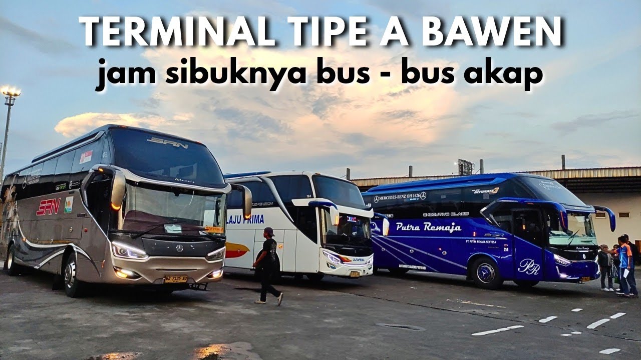 Tumben seperti ini !! Hunting bus - bus angkatan minggu sore