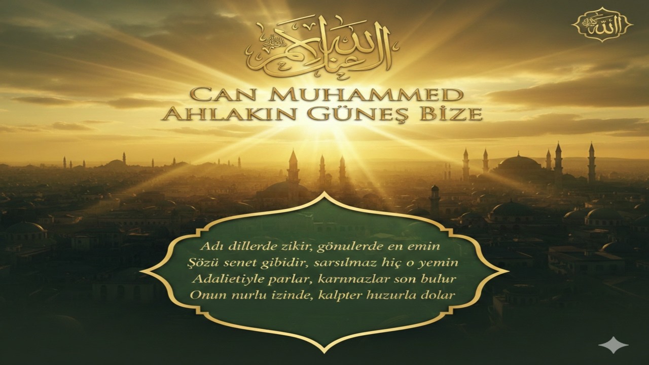 Can Muhammed - Ahlakın Güneş Bize (Daf ve Ney Eşliğinde Huzur Veren İlahi)