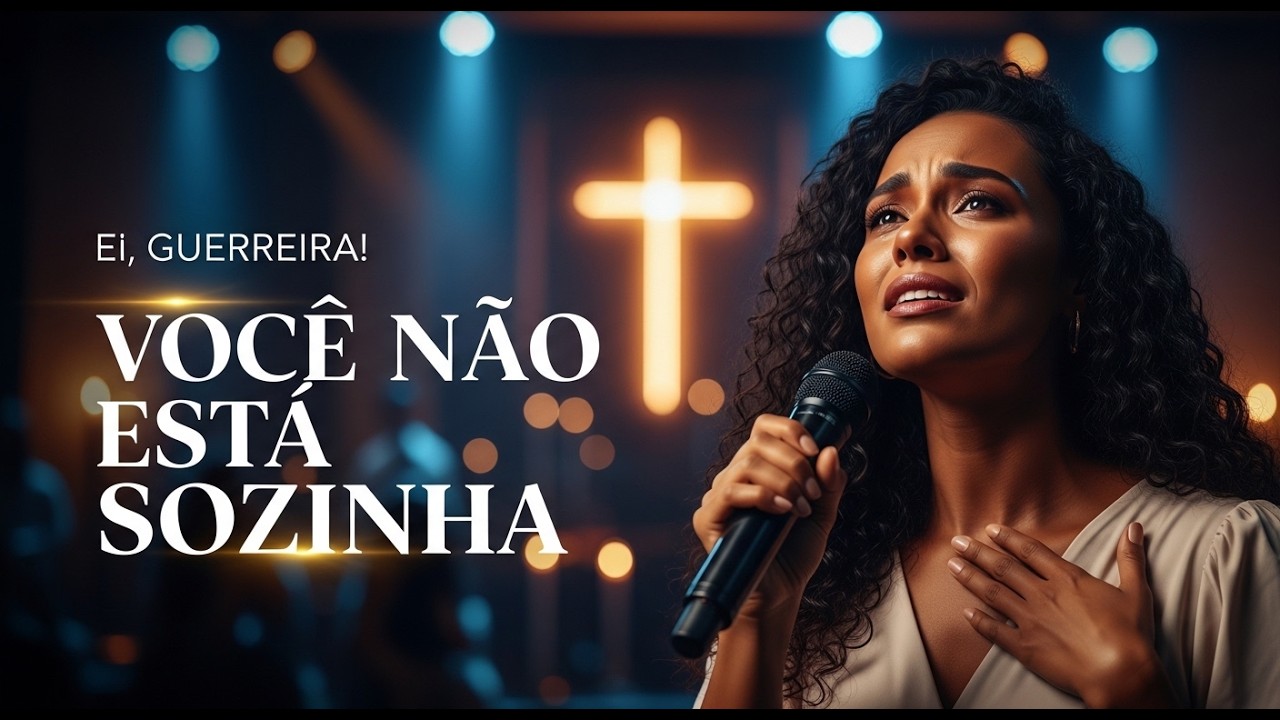 Ei, MULHER! VOCÊ NÃO ESTÁ SOZINHA! Inspirado Aline Barros - Musica gospel - Louvor Gospel