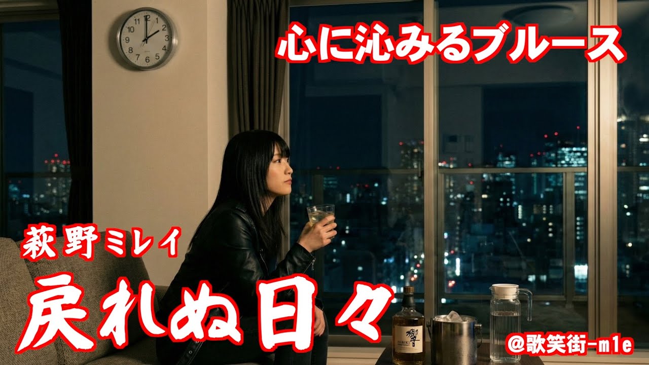 【戻れぬ日々】戻れぬ日々を思い、明日へ向かって歩き出す　萩野ミレイ　心に沁みるブルース