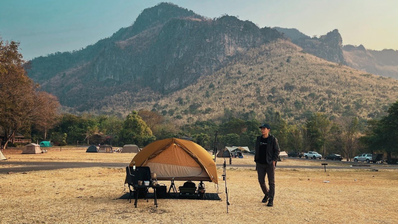 กางเต็นท์ COT Naturehike Canyon ชมวิวภูเขาในปลายฤดูหนาว ที่ อุทยานแห่งชาติภูผาม่าน | SOLO CAMPING