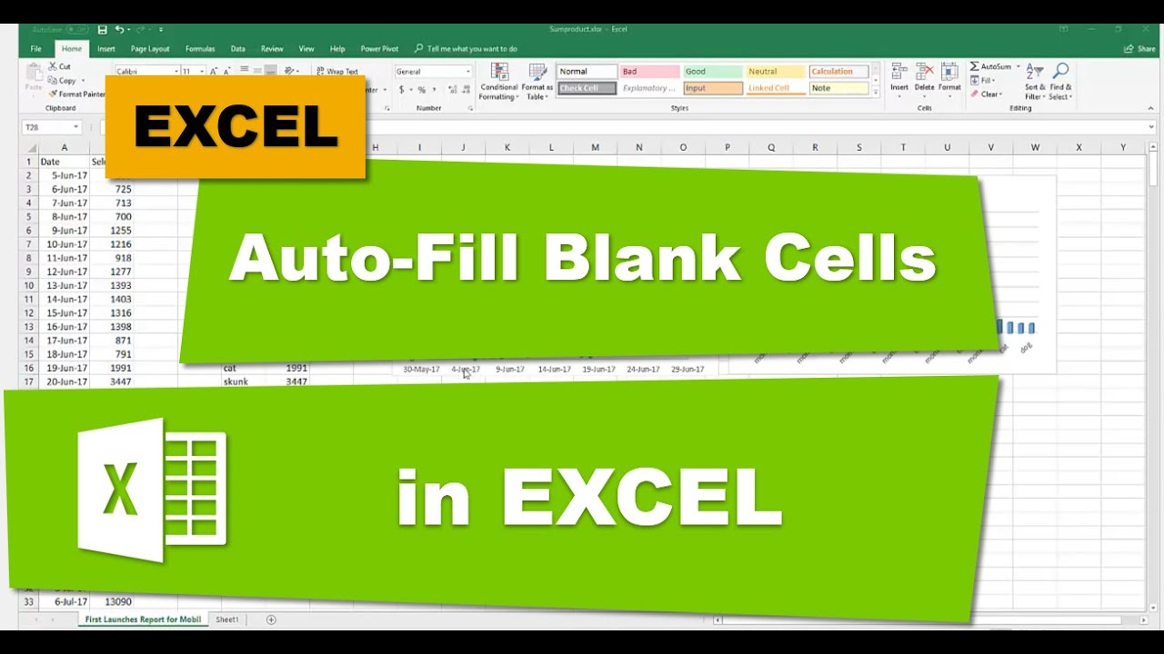 How to Fill All Blank Cells in Seconds