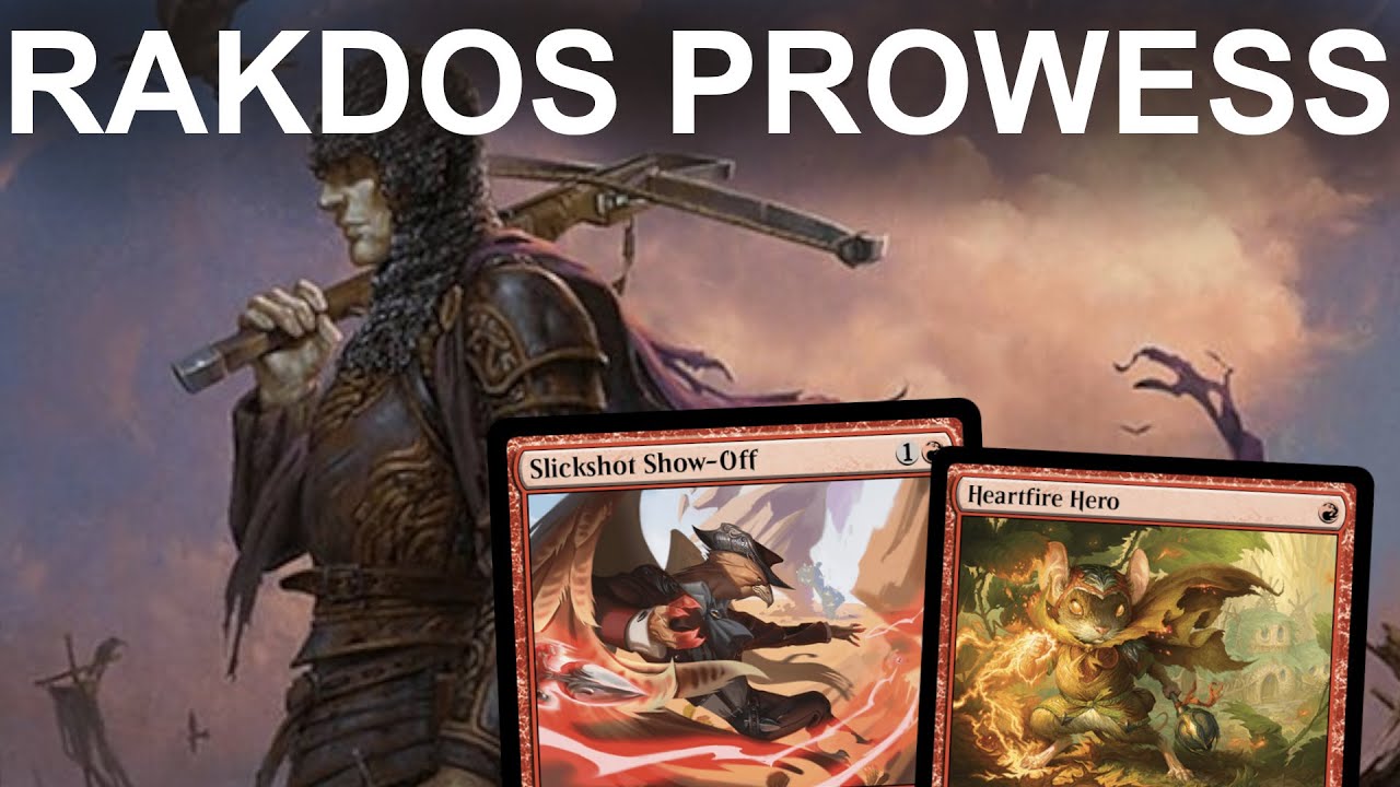 FLINGS AND WINGS! Pioneer Rakdos Prowess. Slickshot Aggro plus Heartfire Hero Burn Combo MTG