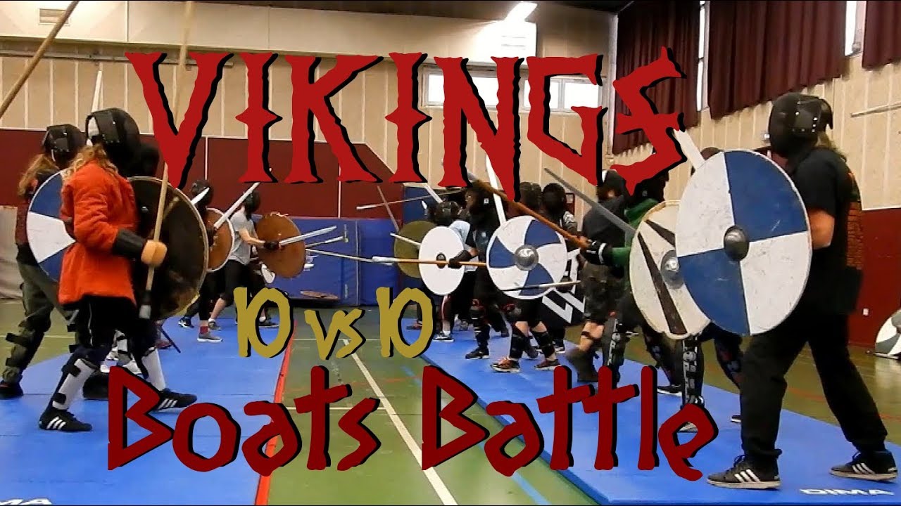 Viking team training - Boats 10vs10  HEMA AMHE Clermont 2016 december  1