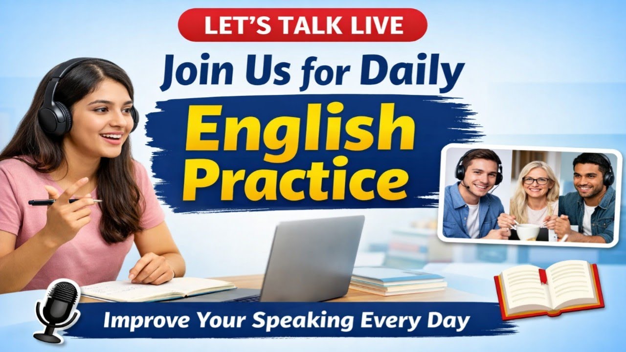 Join Us for Daily English Practice Improve Your Speaking Skills Every Day