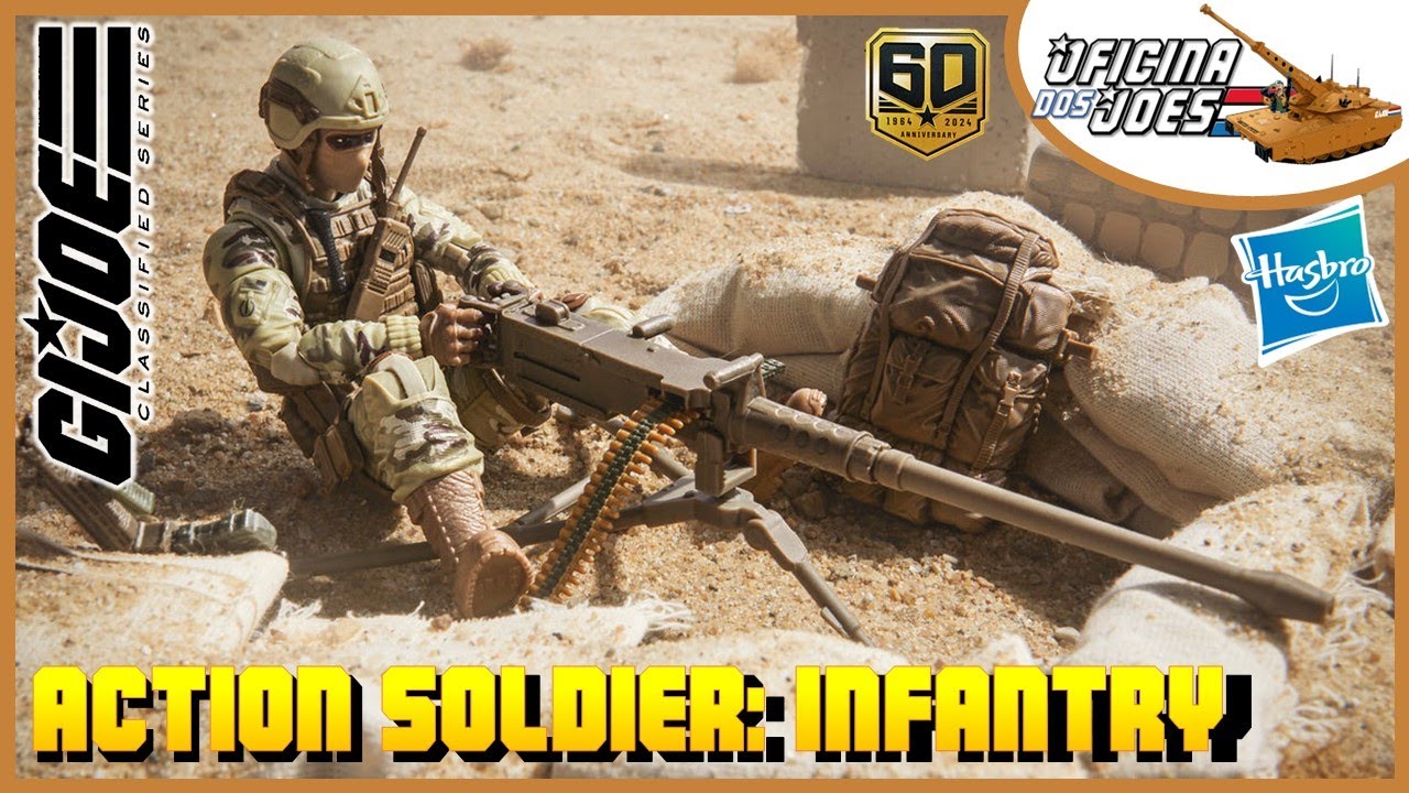 60th Ann. Action Soldier - GIJoe Classified - Review em PT/BR