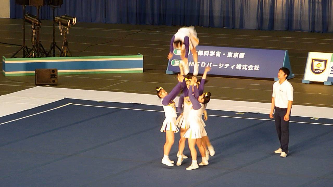 優勝 梅花女子大学・A  RAIDERS グループスタンツ ALL FEMALE 大学選手権２０１５